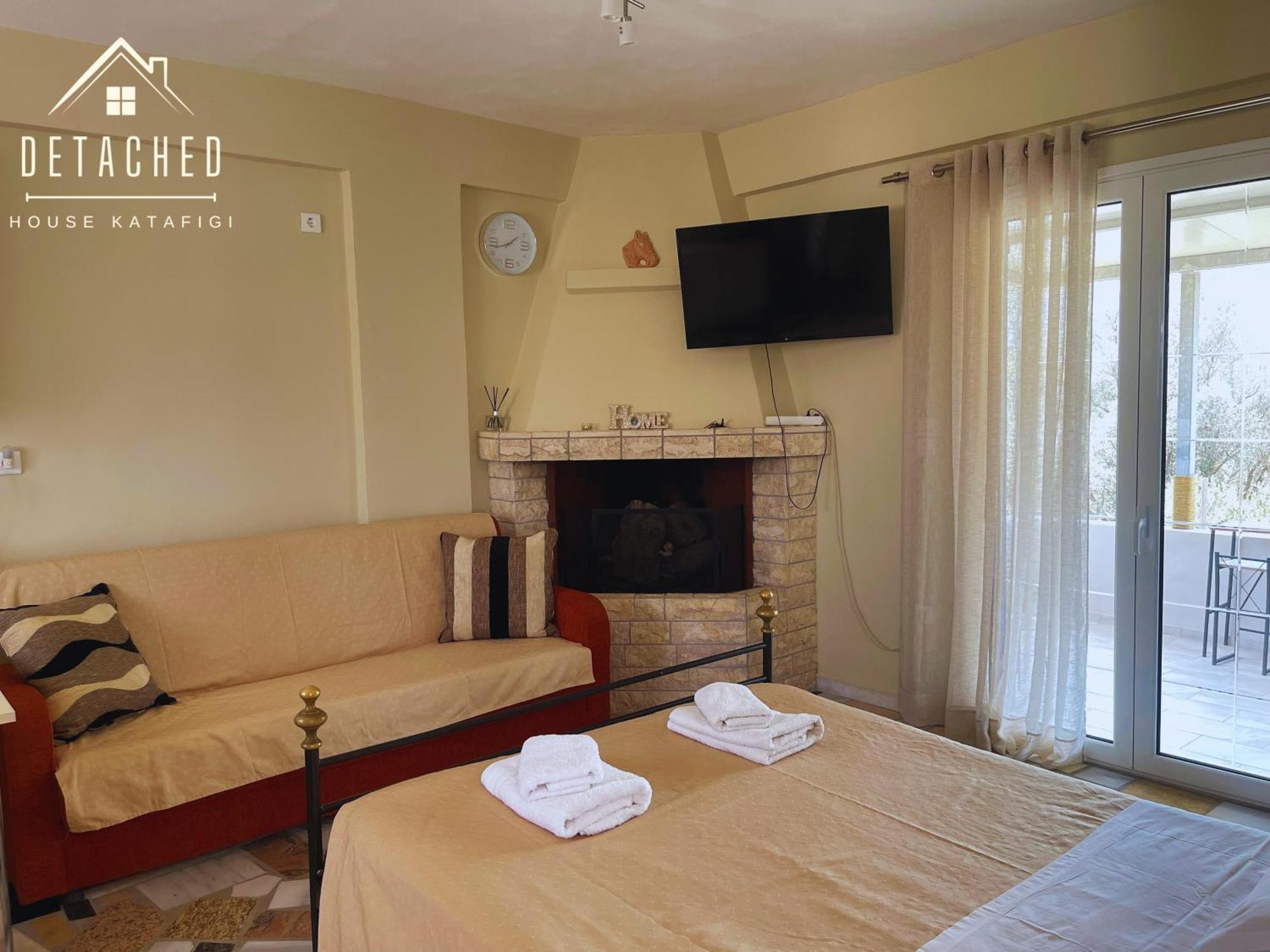Detached House Katafigi Villa Palaia Fokaia Ngoại thất bức ảnh