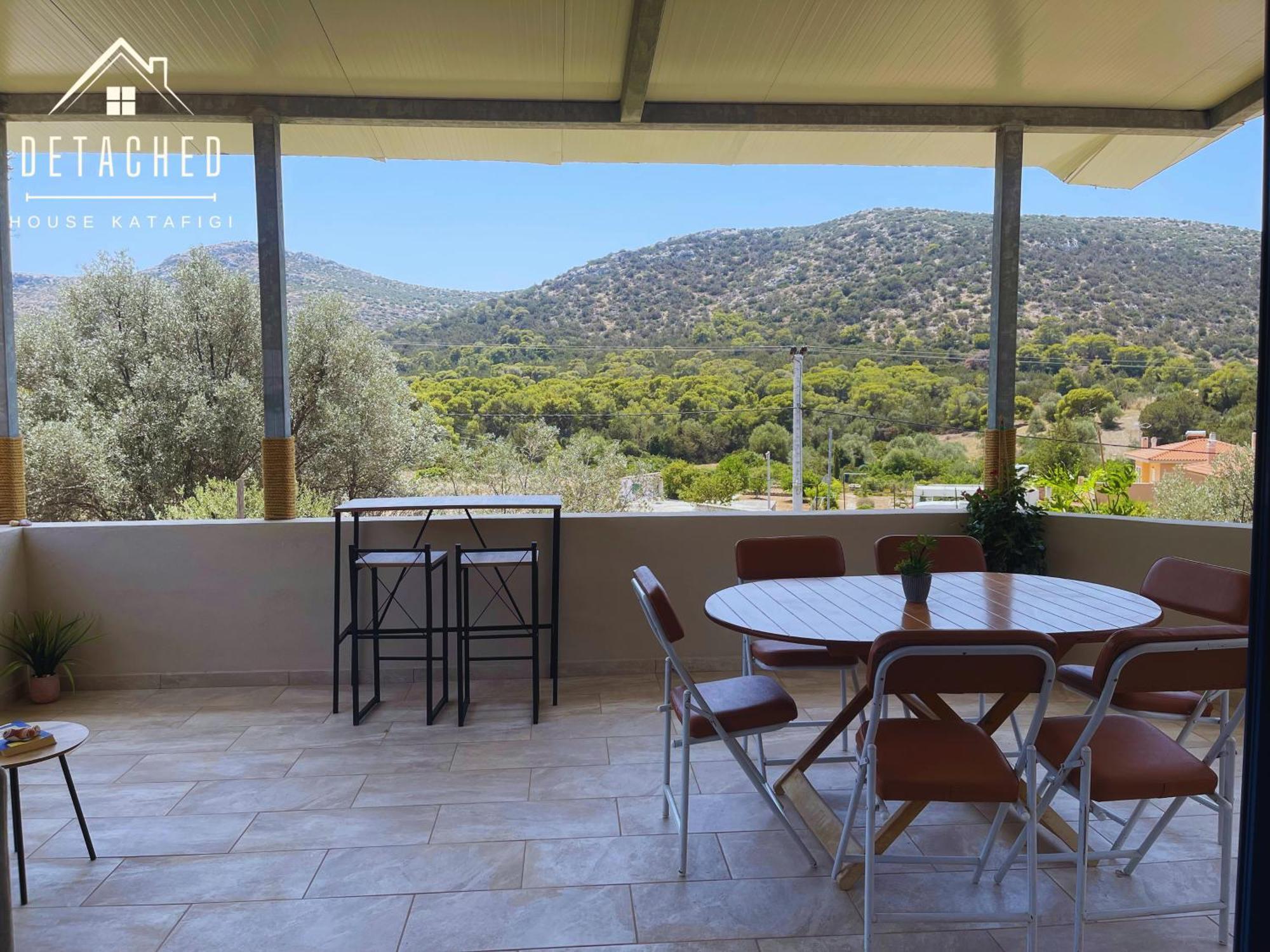 Detached House Katafigi Villa Palaia Fokaia Ngoại thất bức ảnh